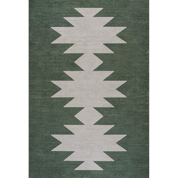 Chayton Minimalist Geometric Machine-washable Area Rug
